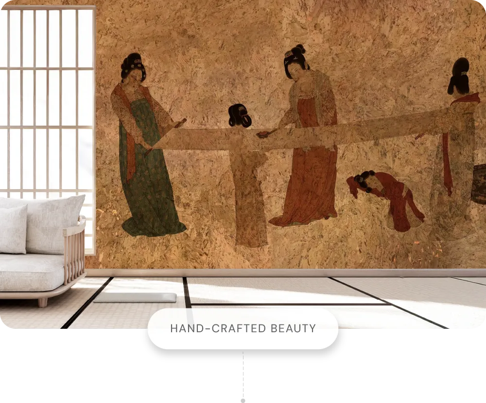 Hand-crafted Beauty of Cork Wallpaper